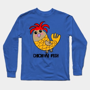 Chicken Fish Long Sleeve T-Shirt